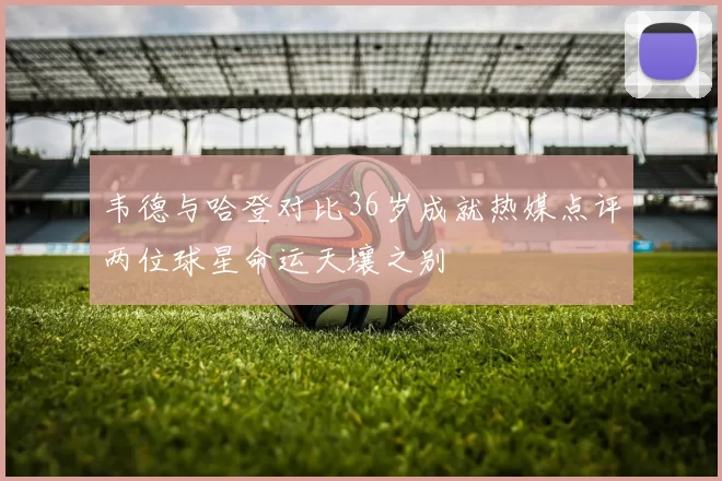 韦德与哈登对比36岁成就热媒点评两位球星命运天壤之别
